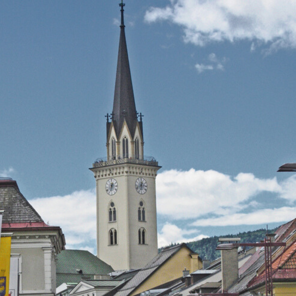 Das Wahrzeichen von Villach die St. Jakob Kirche